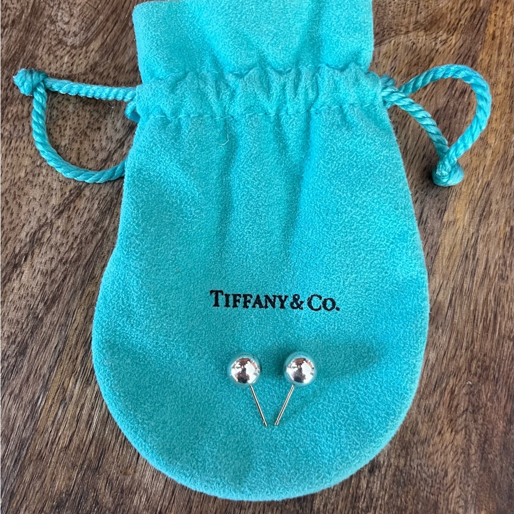 Tiffany & Co. Ball Stud Sterling Silver Earrings